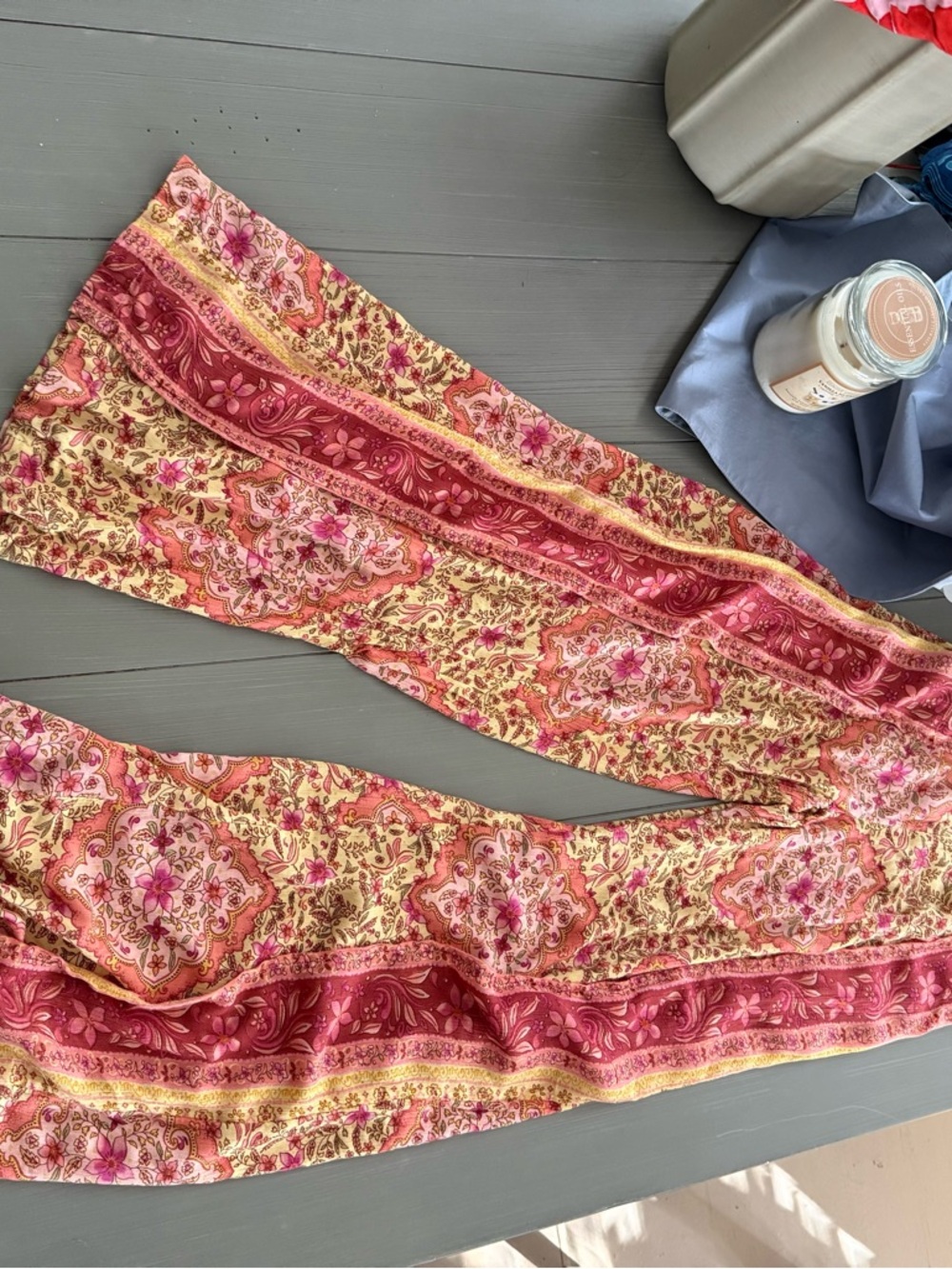Billabong Split Spirit Floral Wide Leg Pants - Picture 4 of 7